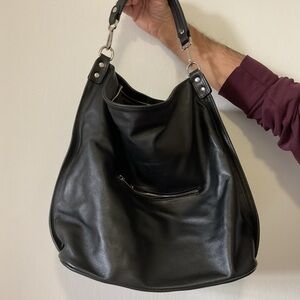 Gianni Conti Black Leather Bag